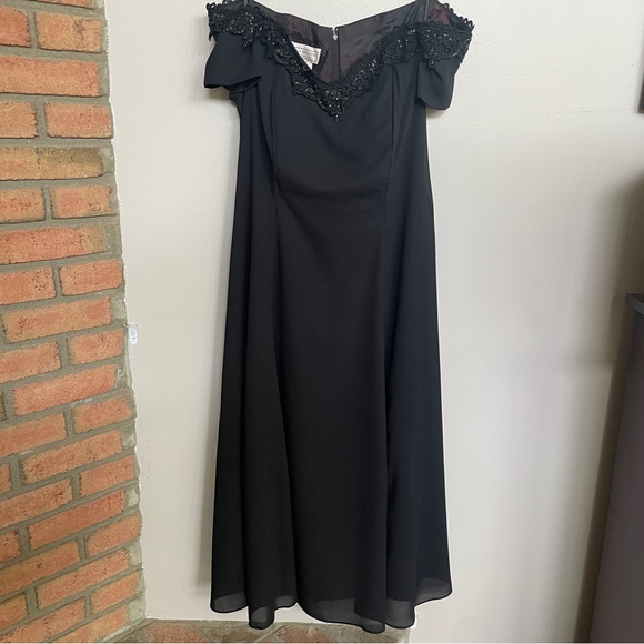 Jessica Mcclintock For Gunne Sax Dresses & Skirts - Vintage Jessica McClintock Gunne Sax Black Evening Dress Size 18